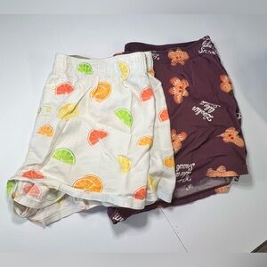 VS Pink boxer sleep shorts 2 PACK!!